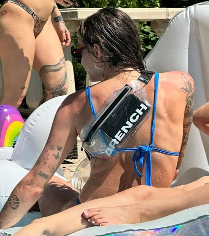 Drench Store 100% Waterproof Bag, Touchscreen Fanny pack, Transparent Cell Phone Case for Beach Essentials, IPX8 Underwater Pouches with Convertible Straps for Swimming and More, Fits iPhone Pro Max 15 SUP - Image 2